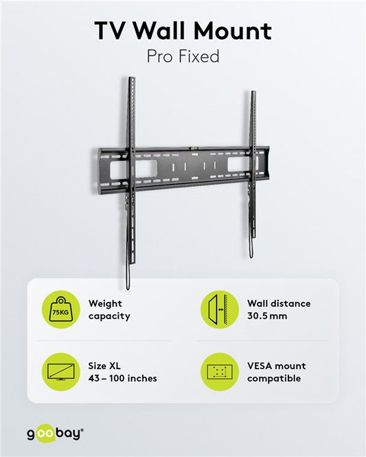 TV-Wandhalterung Pro FIXED (XL)