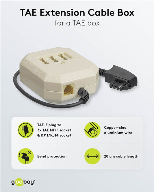 TAE-F-NFF-Verlängerungsbox
