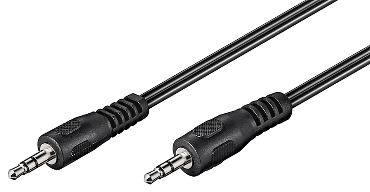 Audio connection cable AUX, 3.5 mm stereo, flat cable