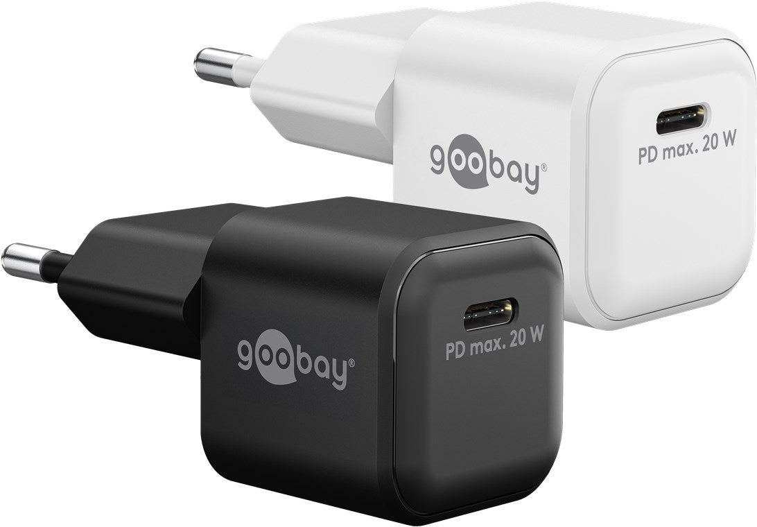 USB-C™ PD GaN Schnellladegerät Nano (20 W) schwarz