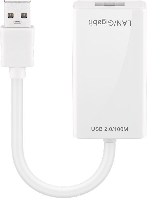 USB 2.0 Fast Ethernet Netzwerkkonverter, weiß