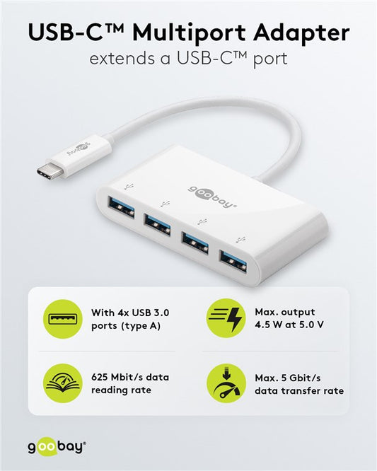4-Port USB-C™ Multiport-Adapter