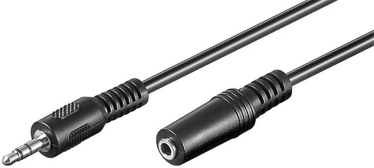 Kopfhörer- und Audio Verlängerungskabel AUX, 3-pol. 3,5mm