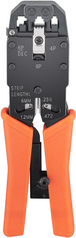 Crimpzange für Modularstecker, kompakte Ausführung