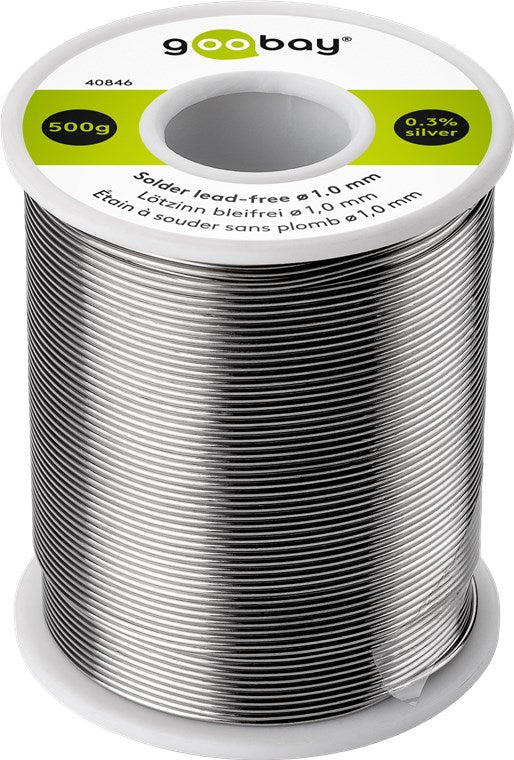 Lead-free solder, ø 1.0 mm, 500 g