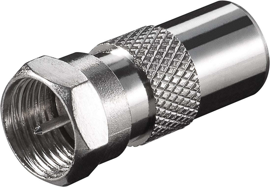 F-Adapter: F-Stecker > Koax-Stecker