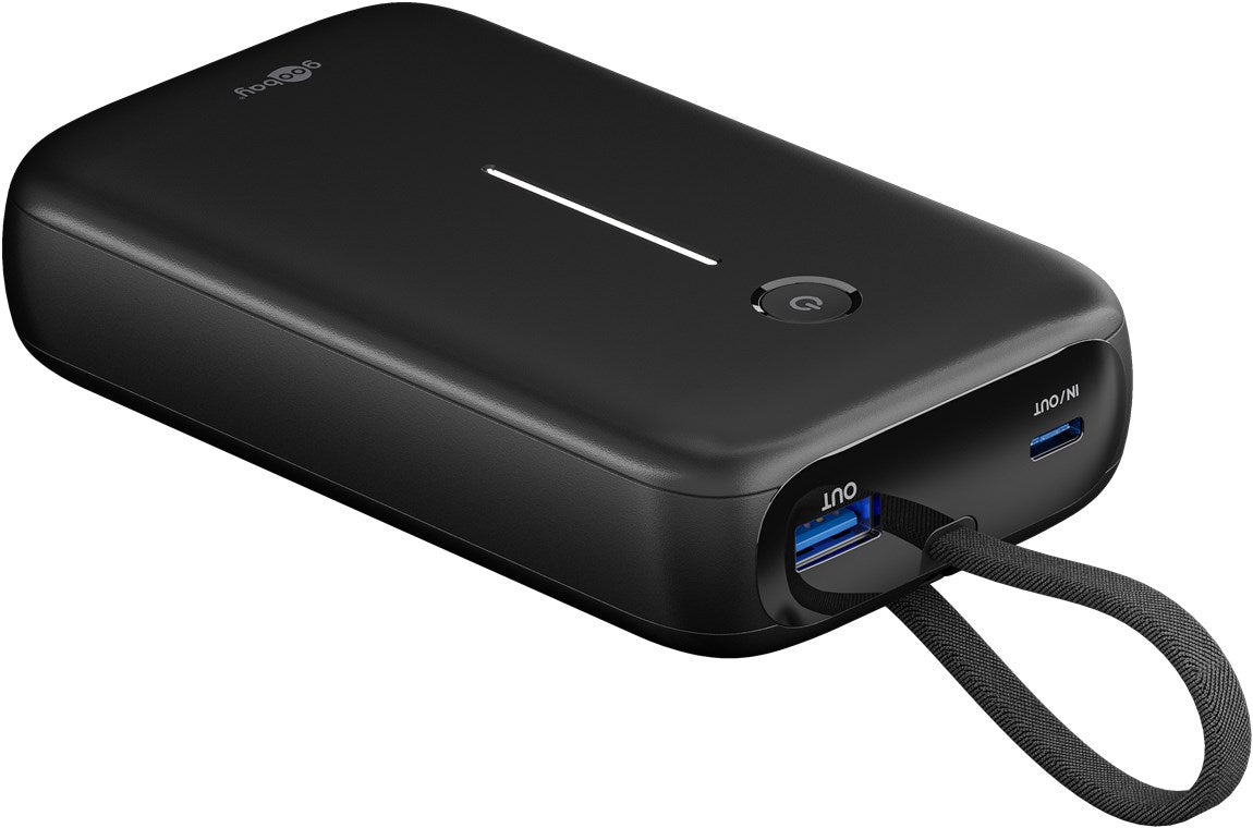 Powerbank 20.000 mAh mit integriertem USB-C™-Kabel