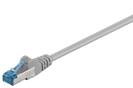 CAT 6A patch cable, S/FTP (PiMF), gray