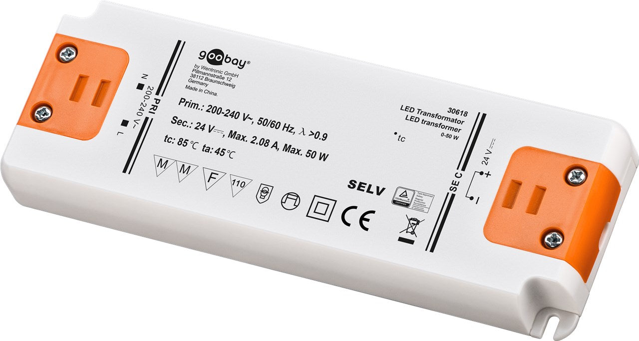 LED-Trafo 24 V (DC), 50 W