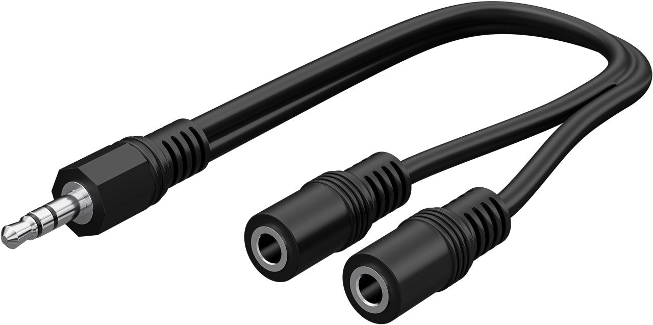 Audio Y-Adapterkabel 3,5mm (stereo)