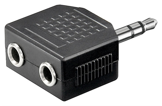 Kopfhörer-Adapter AUX, Klinke 3,5mm 1 zu 2