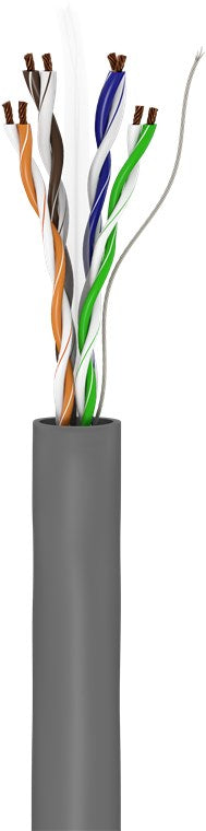 CAT 6 Netzwerkkabel, U/UTP, grau