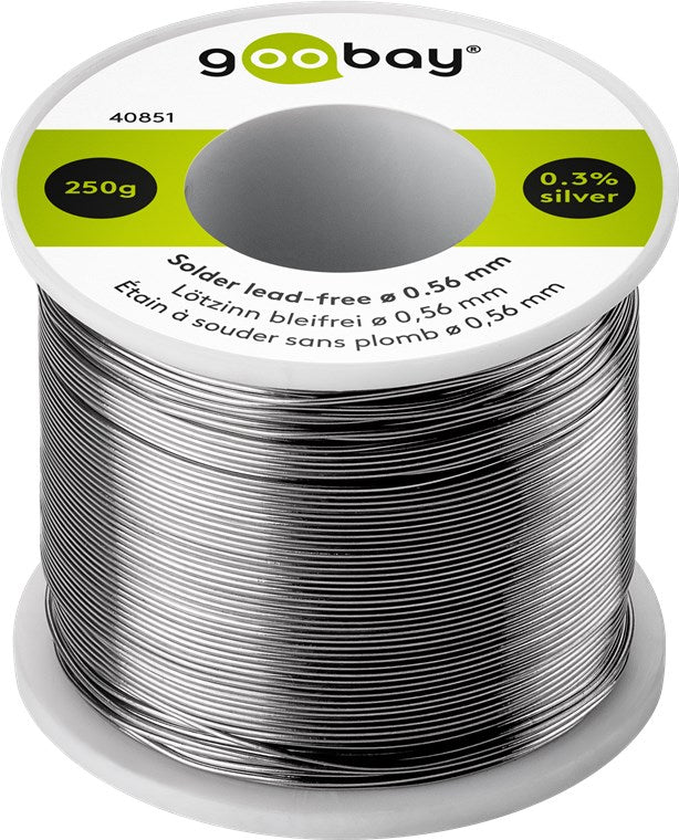 Lead-free solder, ø 0.56 mm, 250 g