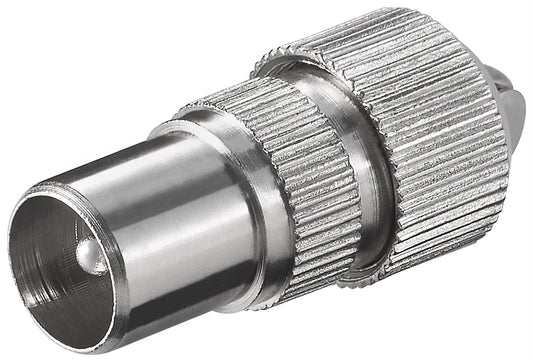 Koax-Stecker mit Schraubbefestigung