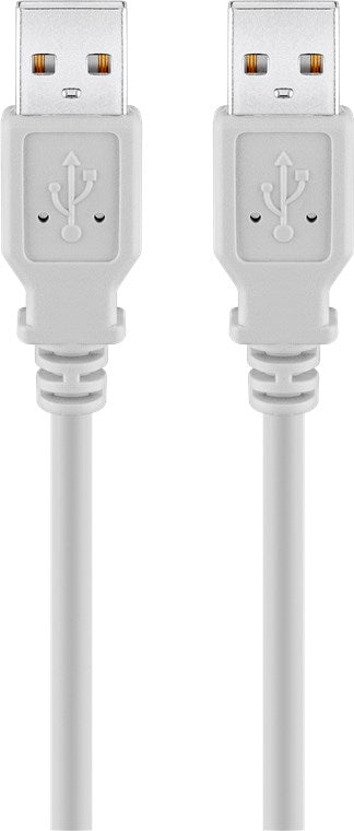 USB-A-Kabel, 3 m, grau