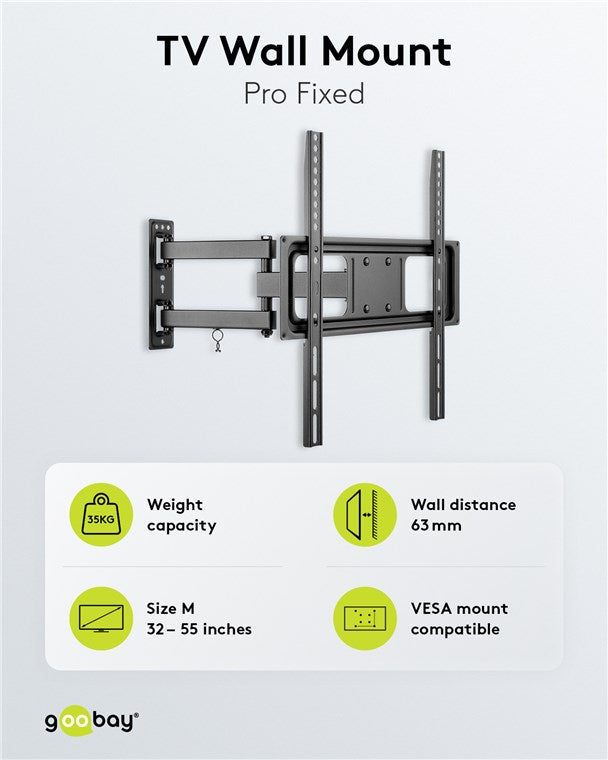TV wall mount Basic FULLMOTION (M)
