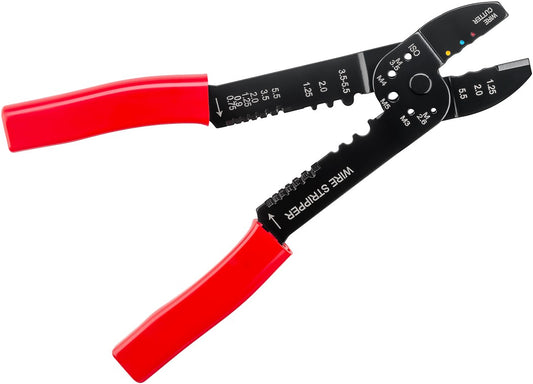 Crimping pliers for insulated and uninsulated cable lugs