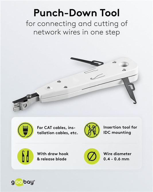 Anlegewerkzeug für CAT-Kabel, LSA