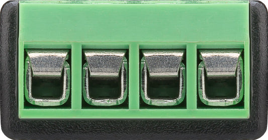 Terminal Block 4-Pin > Klinke 3,5-mm-Buchse (4-Pin, stereo)
