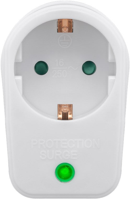 Socket adapter with surge protection
