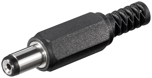 DC-Stecker mit Knickschutz