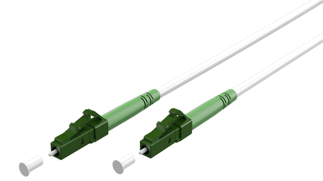 Glasfaserkabel (FTTH), Singlemode (OS2) White, (Simplex), 5 m