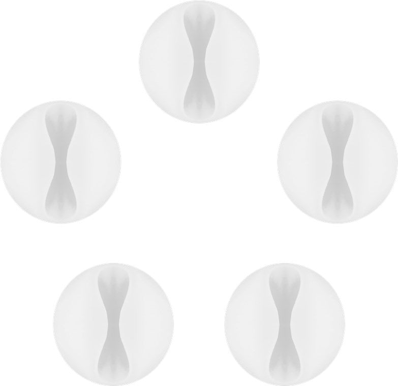 Cable management 1-slot, white