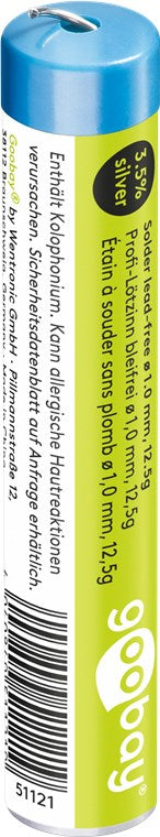 Profi-Lötzinn bleifrei, ø 1,0 mm, 12,5 g
