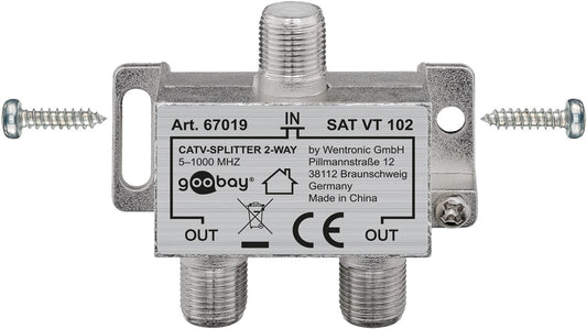 BK-Verteiler, 2 Ausgänge