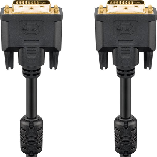 DVI-D Full HD cable Dual Link, gold-plated