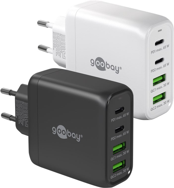 USB-C™ PD GaN Multiport-Schnellladegerät (68 W) weiß