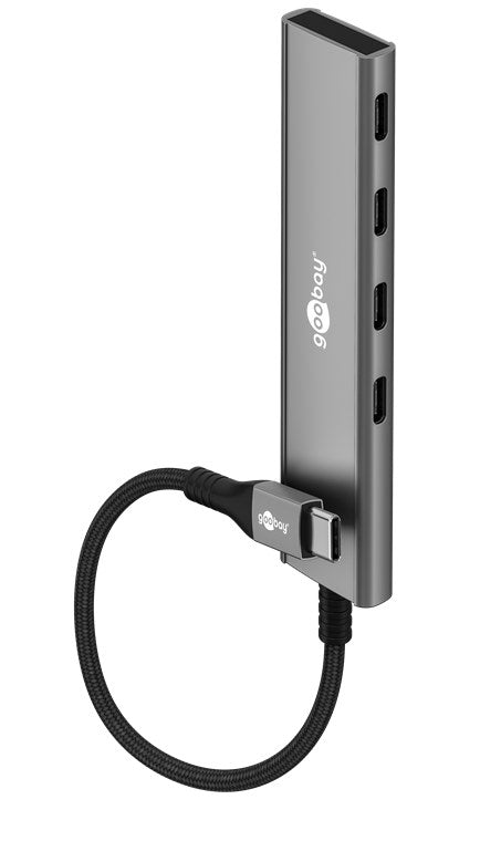 Slim 4-Port USB-Hub, USB-C™ auf USB-C™, 5 Gbit/s