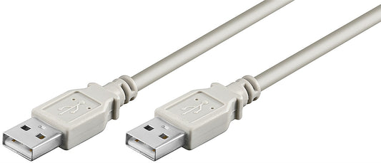 USB-A-Kabel, 1,8 m, grau
