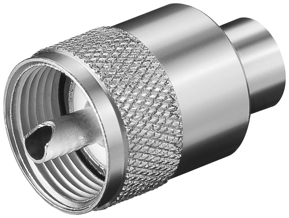 UHF connector for cables of max. 6 mm Ø