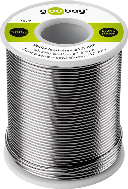 Lead-free solder, ø 1.5 mm, 500 g 