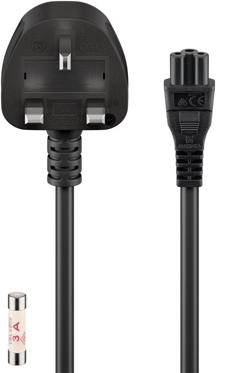 Anschlusskabel UK, 1,8 m, schwarz, (3*0,75 mm²)