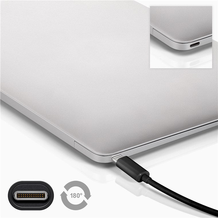USB-C™-auf-Mini-B-Kabel, 0,5 m, schwarz