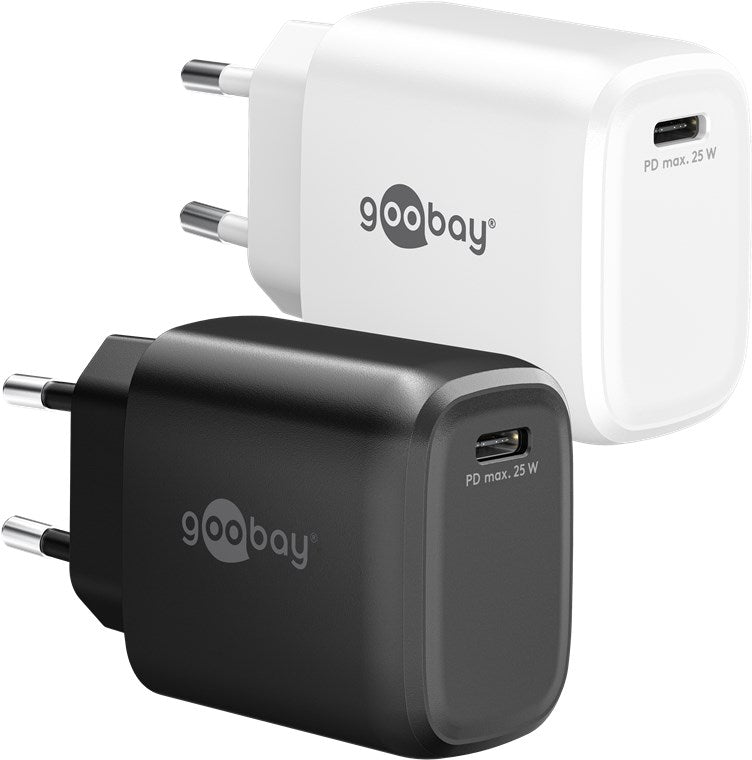 USB-C™ PD GaN Schnellladegerät (25 W) weiß