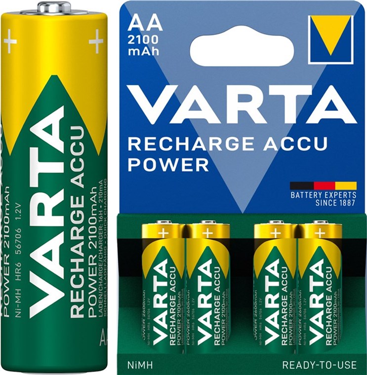 AA (Mignon)/HR6 (56706) Akku - 2100 mAh, 4 Stk. im Blister