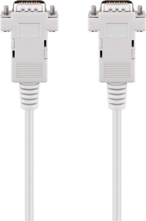 D-SUB 9 pin Anschlusskabel, Stecker/Stecker, seriell 1:1