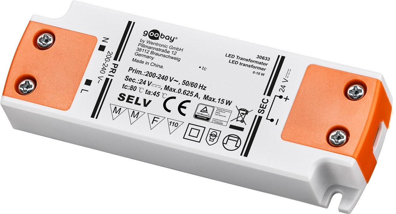 LED-Trafo 24 V (DC), 15 W