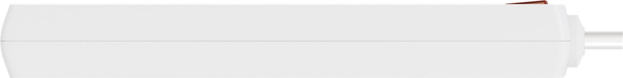 6-way power strip with switch, 5 m, white