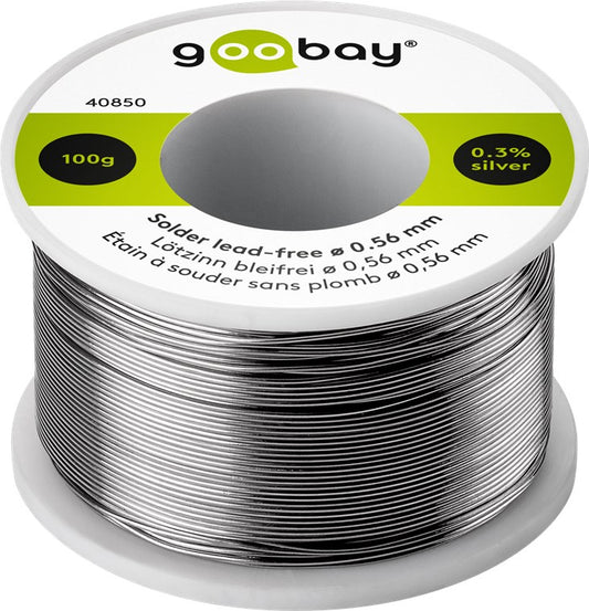 Lead-free solder, ø 0.56 mm, 100 g