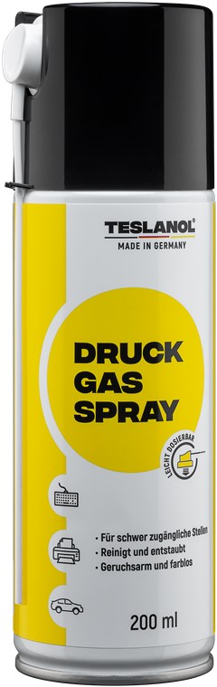 Compressed gas spray