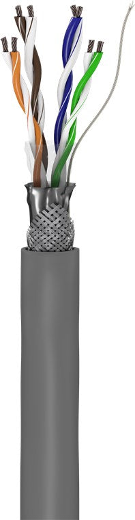 CAT 5e Netzwerkkabel, SF/UTP, grau