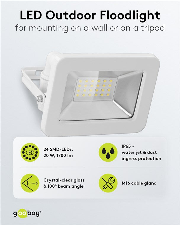 LED-Außenstrahler, 20 W