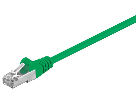 CAT 5e patch cable, F/UTP, green