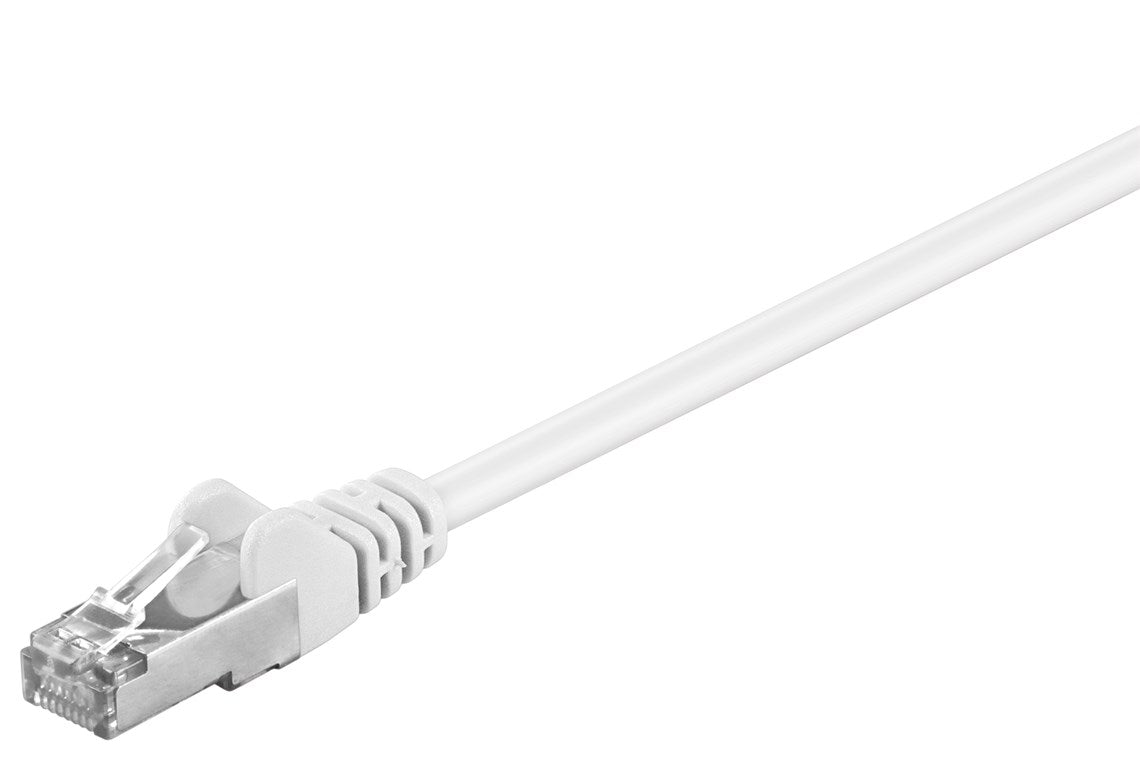 CAT 5e patch cable, F/UTP, white