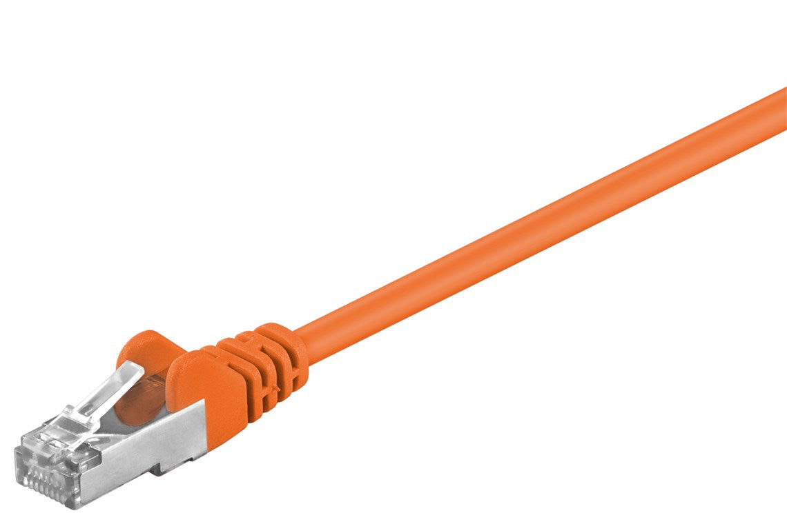 CAT 5e patch cable, F/UTP, orange