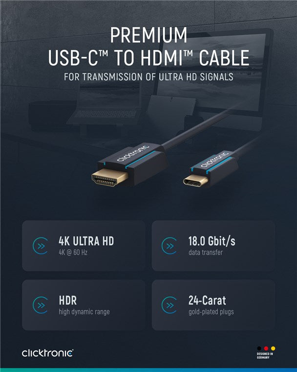 USB-C™ - HDMI™ adaptör kablosu